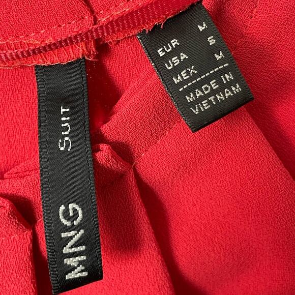 MNG by Mango Suit Pleated Sleeveless Top - Size S - Picture 6 of 6